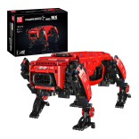 KIT DE BLOCOS DE MONTAR CÃO ROBÔ COM CONTROLE REMOTO E BLUETOOTH ROBOT DOG 921 PEÇAS MOULD KING 15067S